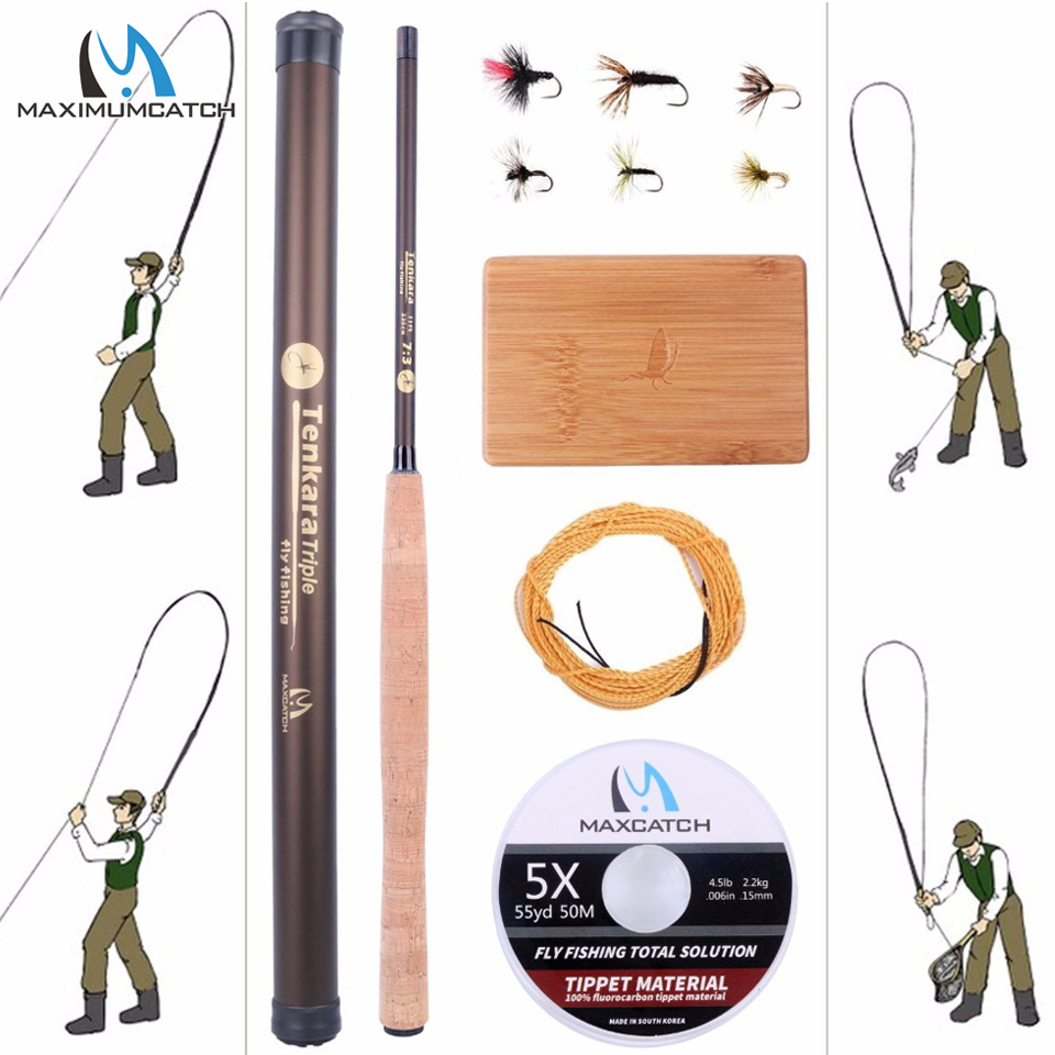 Fly Reel - Maximumcatch 9-13FT V-Tenkara 막대 복장 IM10/36T