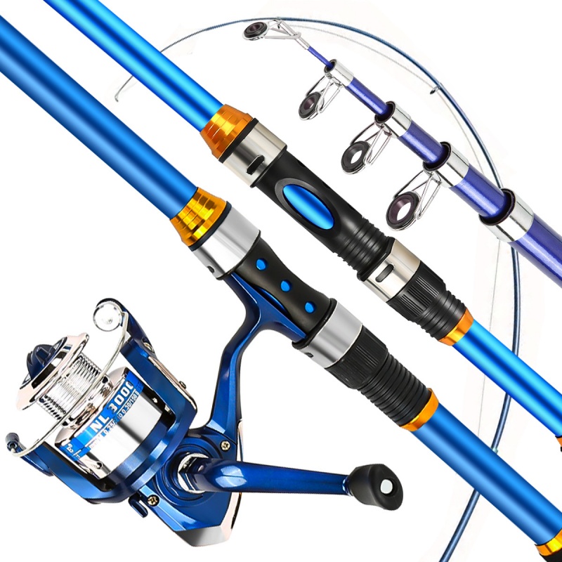 스피닝 낚싯대와 릴 콤보 2.1m-3.6m 텔레스코픽  - Spinning Reel 리뷰 및 가격