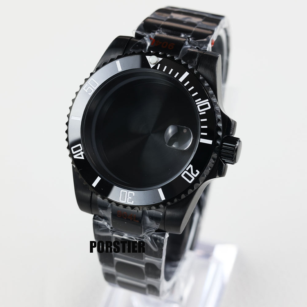 40mm 블랙 pvd 시계 케이스 NH34 NH35 N - Reel Case 리뷰 및 가격
